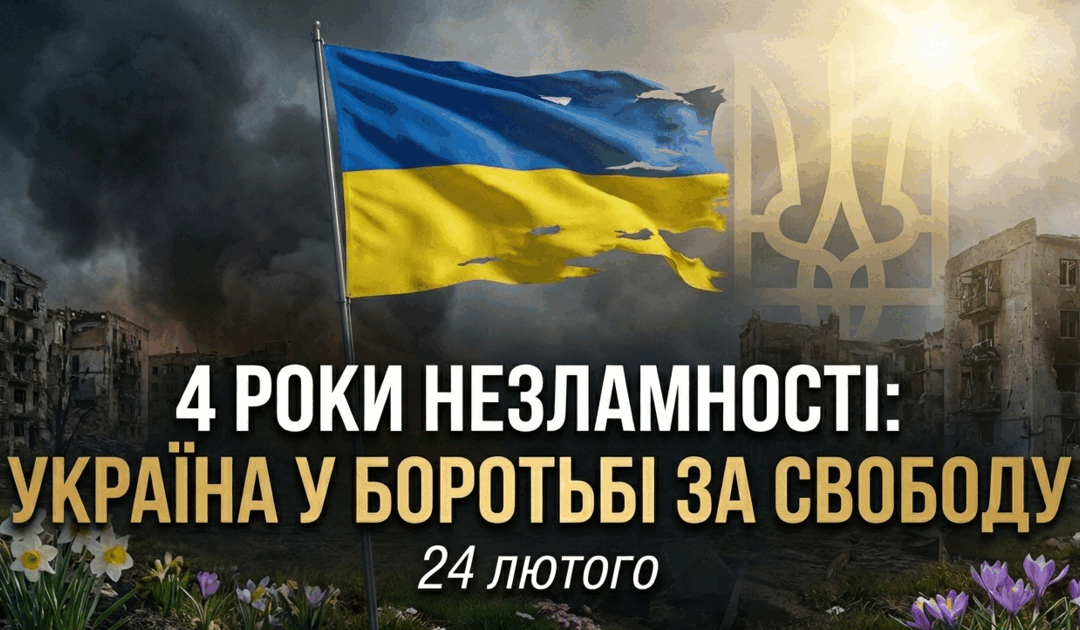 Четверта річниця повномасштабного вторгнення росії в Україну
