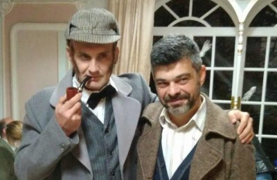 В "Музее экспозиции кино" снимают фильм с участием Шерлока Холмса и Доктора Ватсона