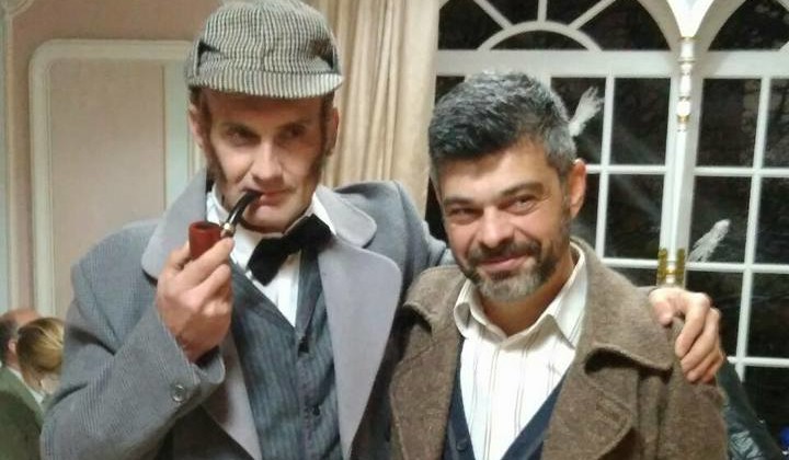 В "Музее экспозиции кино" снимают фильм с участием Шерлока Холмса и Доктора Ватсона