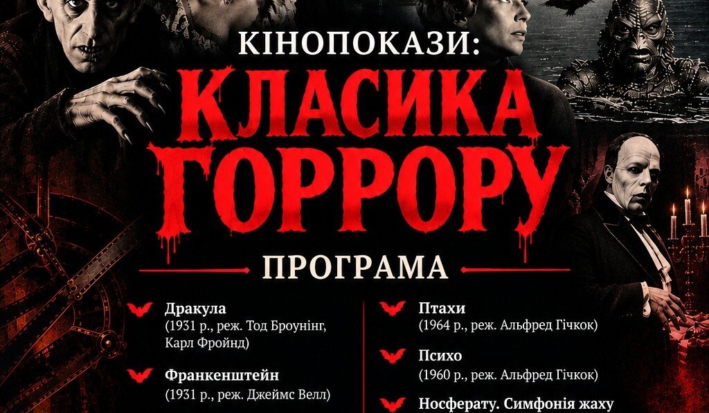 Кінопокази: КЛАСИКА ГОРОРУ
